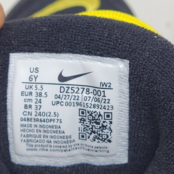 Nike Air More Uptempo Black Court Purple Basketball DZ5278-001 Kids GS pippen - Picture 14 of 16